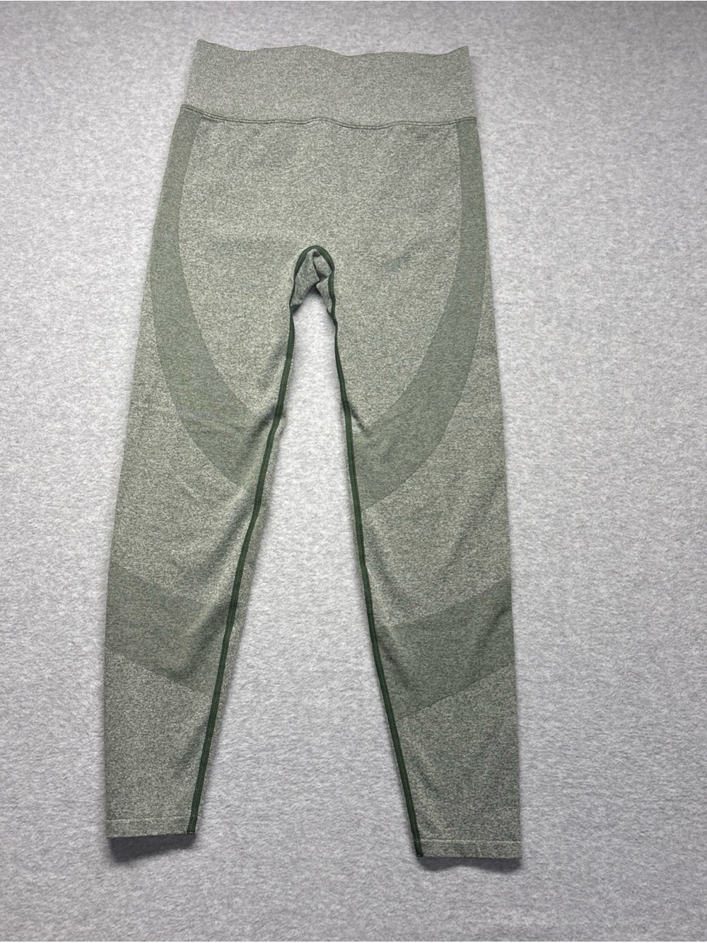 PINK Victoria’s Secret Seamless Workout Leggings High Waist Full Length Green